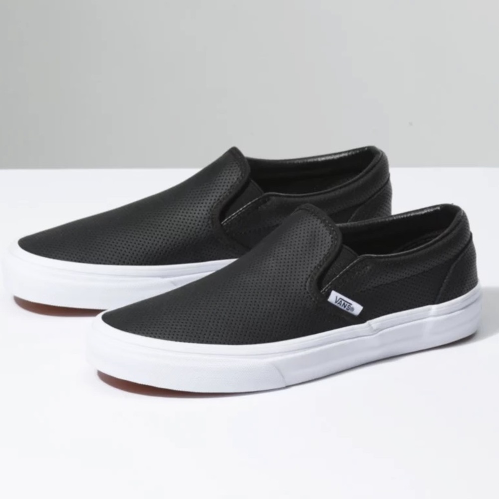 Leather Perforated Vans